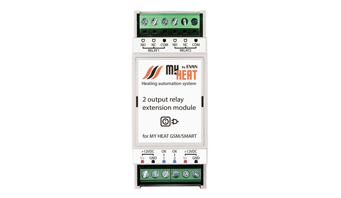Блок реле на 2 выхода MyHeat RL2