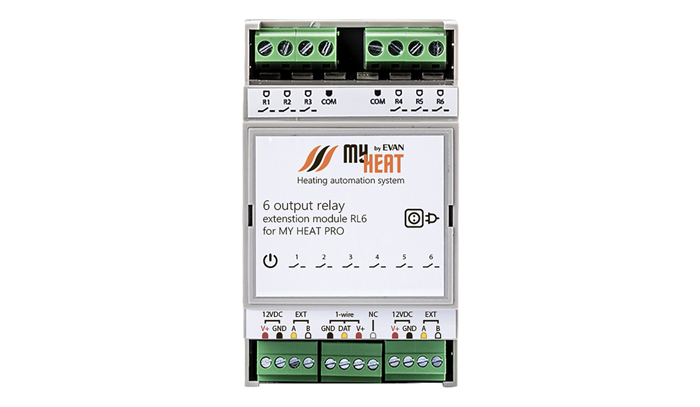 Дискретный блок расширения MyHeat DI6